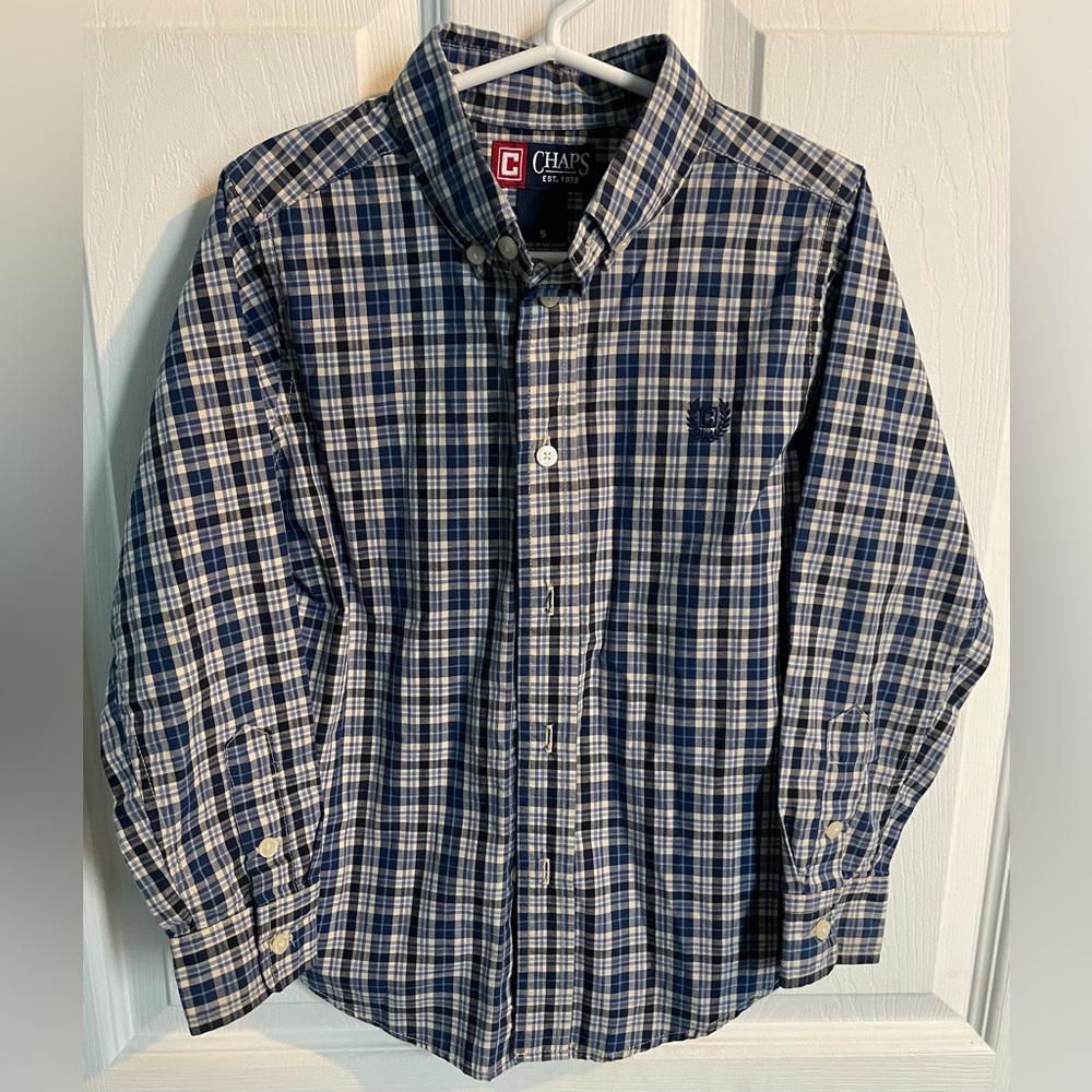 Chaps button front shirt, children’s size 5